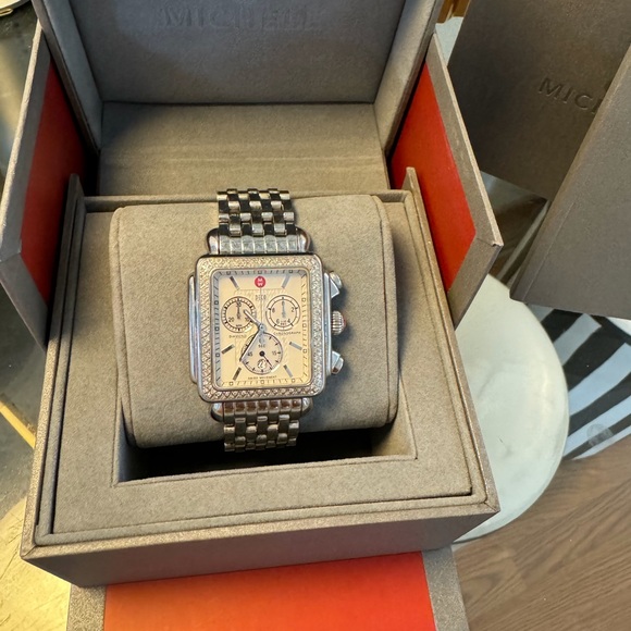 Michele XL Deco watch - Picture 4 of 8